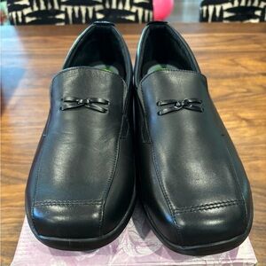 NIB Aetrex Women’s X-wide Black Shoes, Sz 10